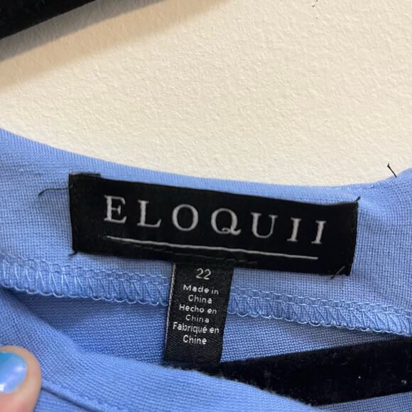 Eloquii light blue plus size dress - Picture 3 of 5